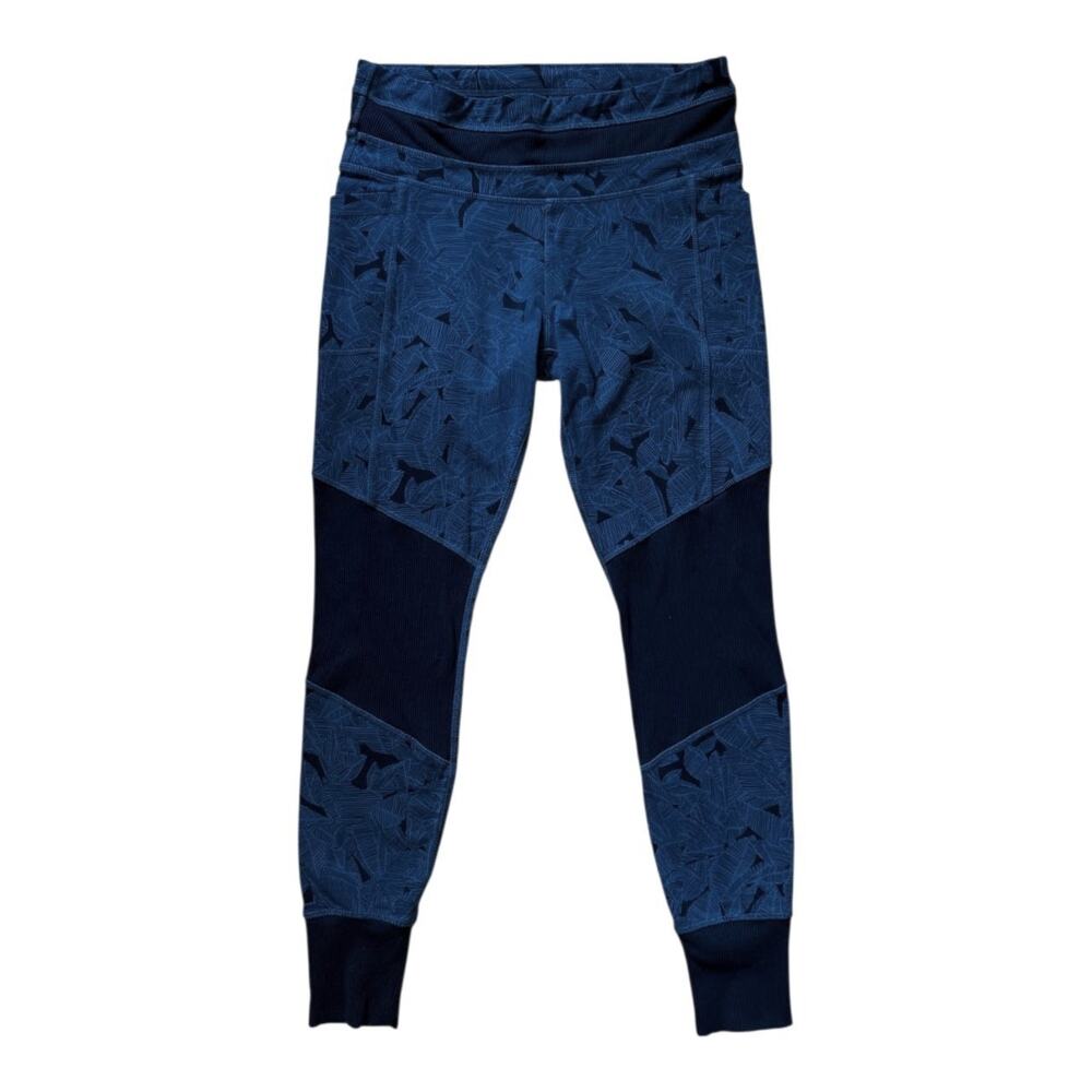 Athleta Blue Pants Leggings | Size M